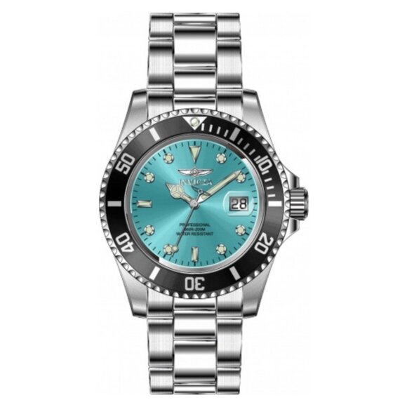 Pro Diver Men's Watch Quartz 47356 - Stainless Steel Blue Dial 40mm Waterproof - Picture 2 of 6